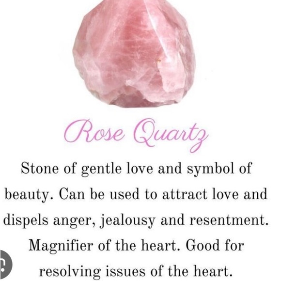 Rose Quartz Pendant: 7 chakras Unisex - Picture 3 of 5